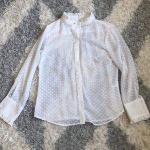 Banana republic womens slightly sheer top